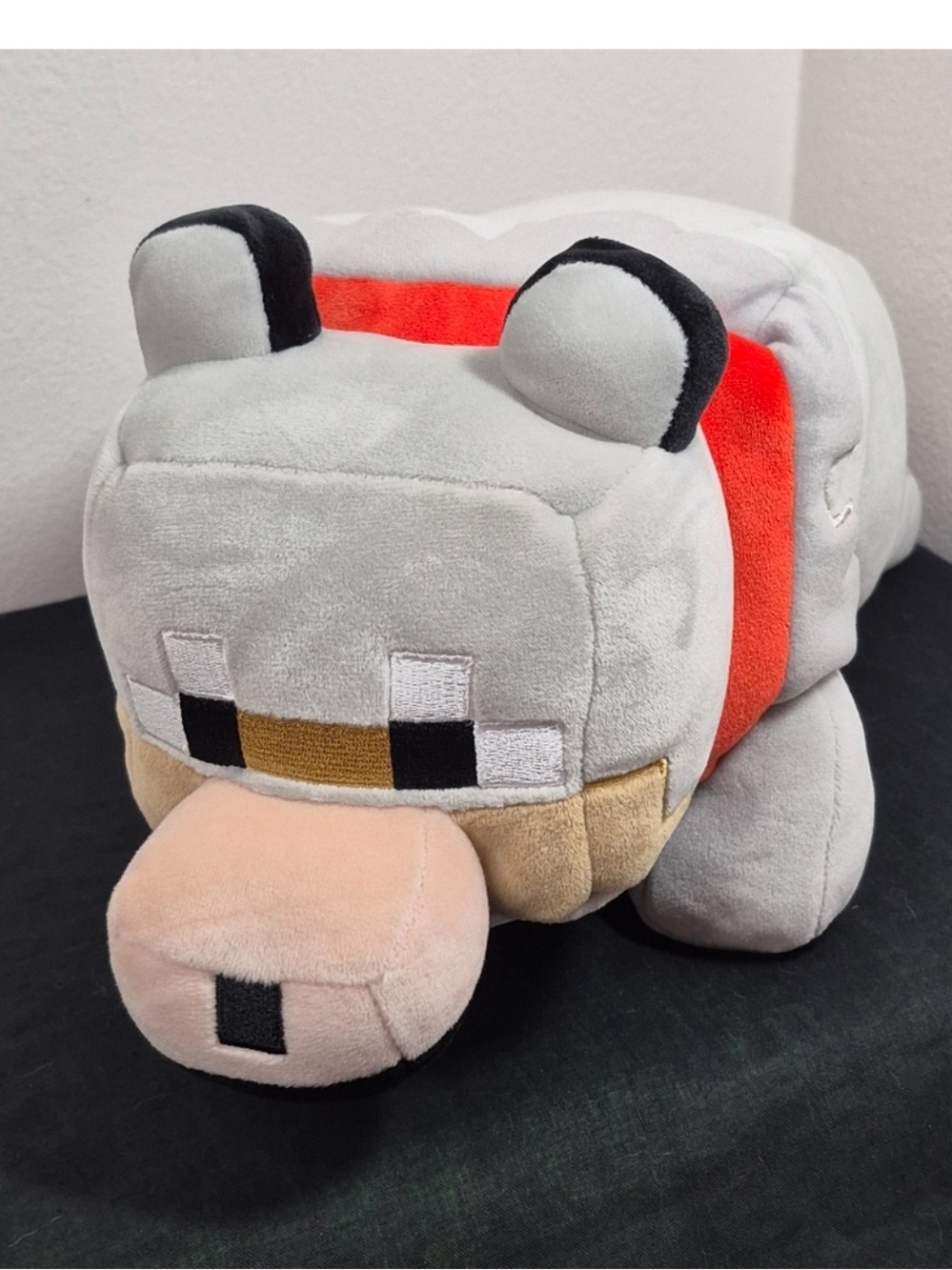 Minecraft Tamed Wolf Plush 16" Mattel Mojang Studios 2020 Mint